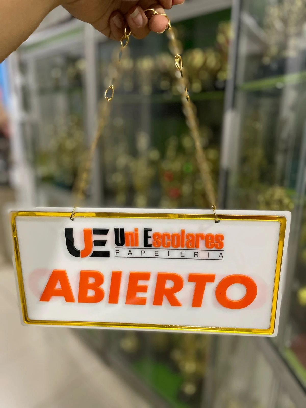 Aviso abierto/cerrado