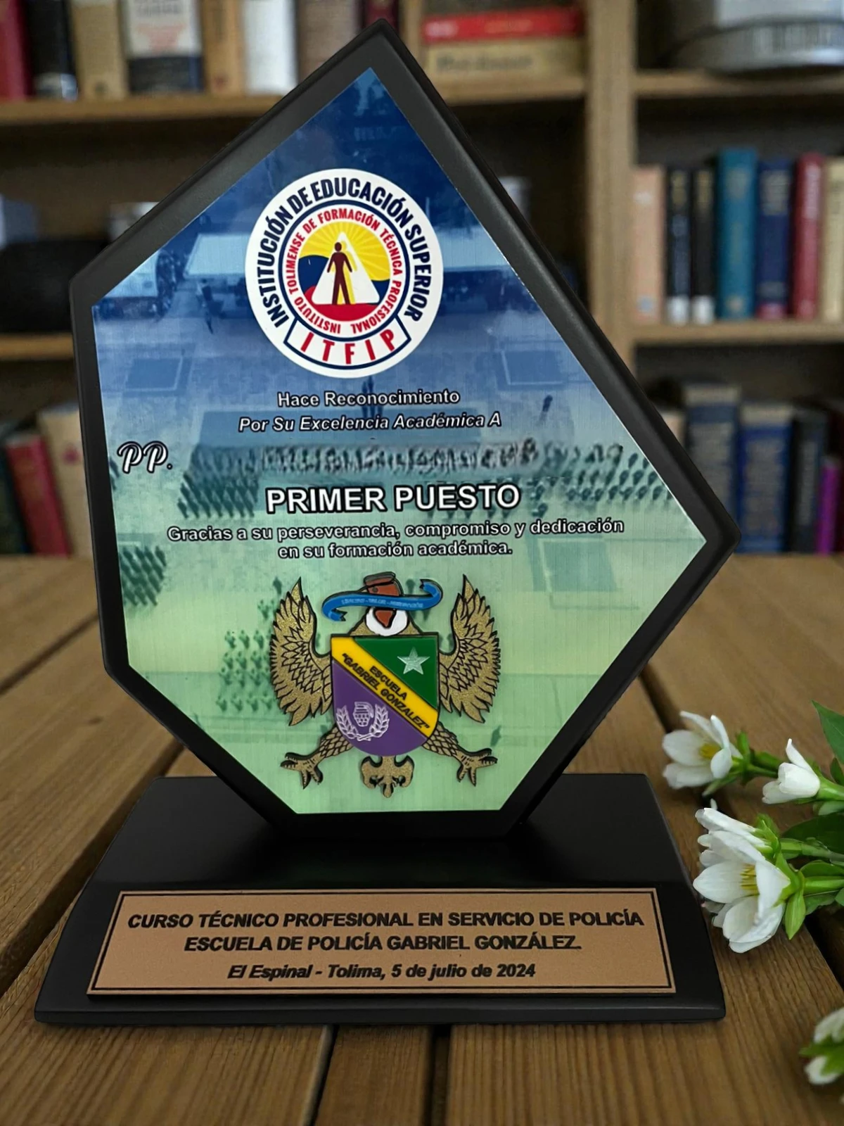 Placa velero sublimada