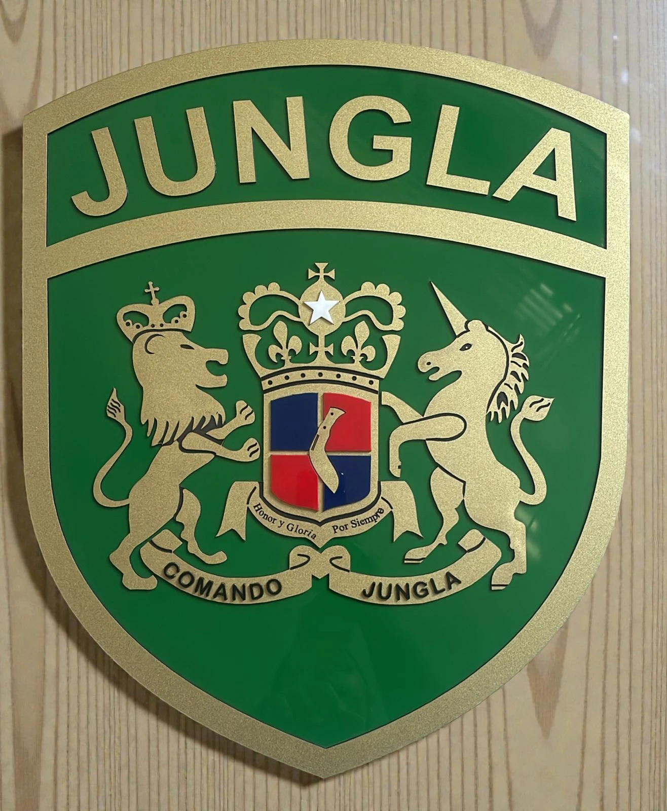 Cuadro escudo jungla