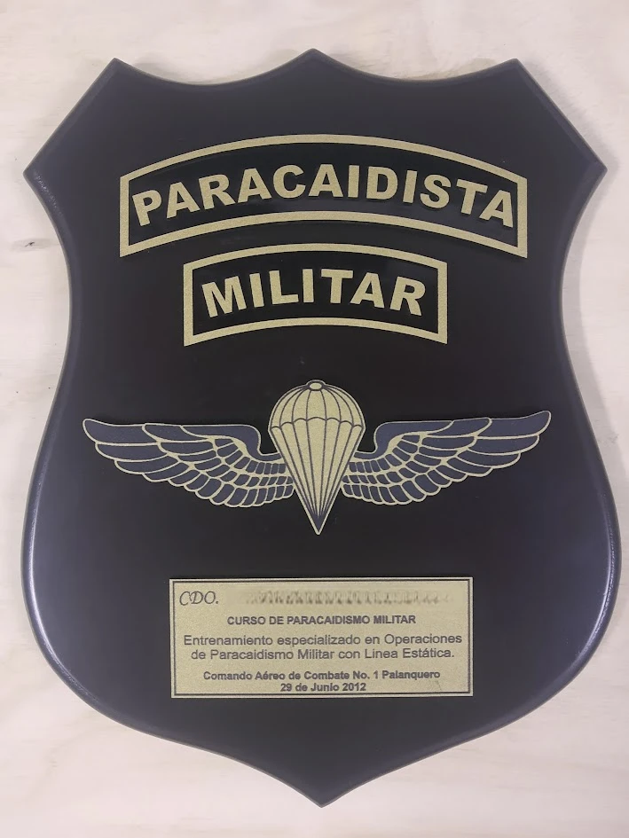 Placa escudo